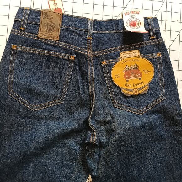 Red Engine Vintage Y2K  Blue Denim Bootcut Jeans NWT  27 - Picture 5 of 16